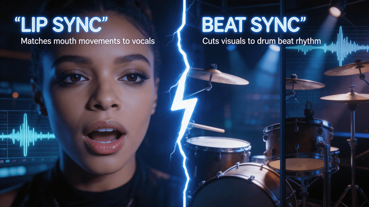 Lip Sync vs Beat Sync for AI Music Videos [2026]