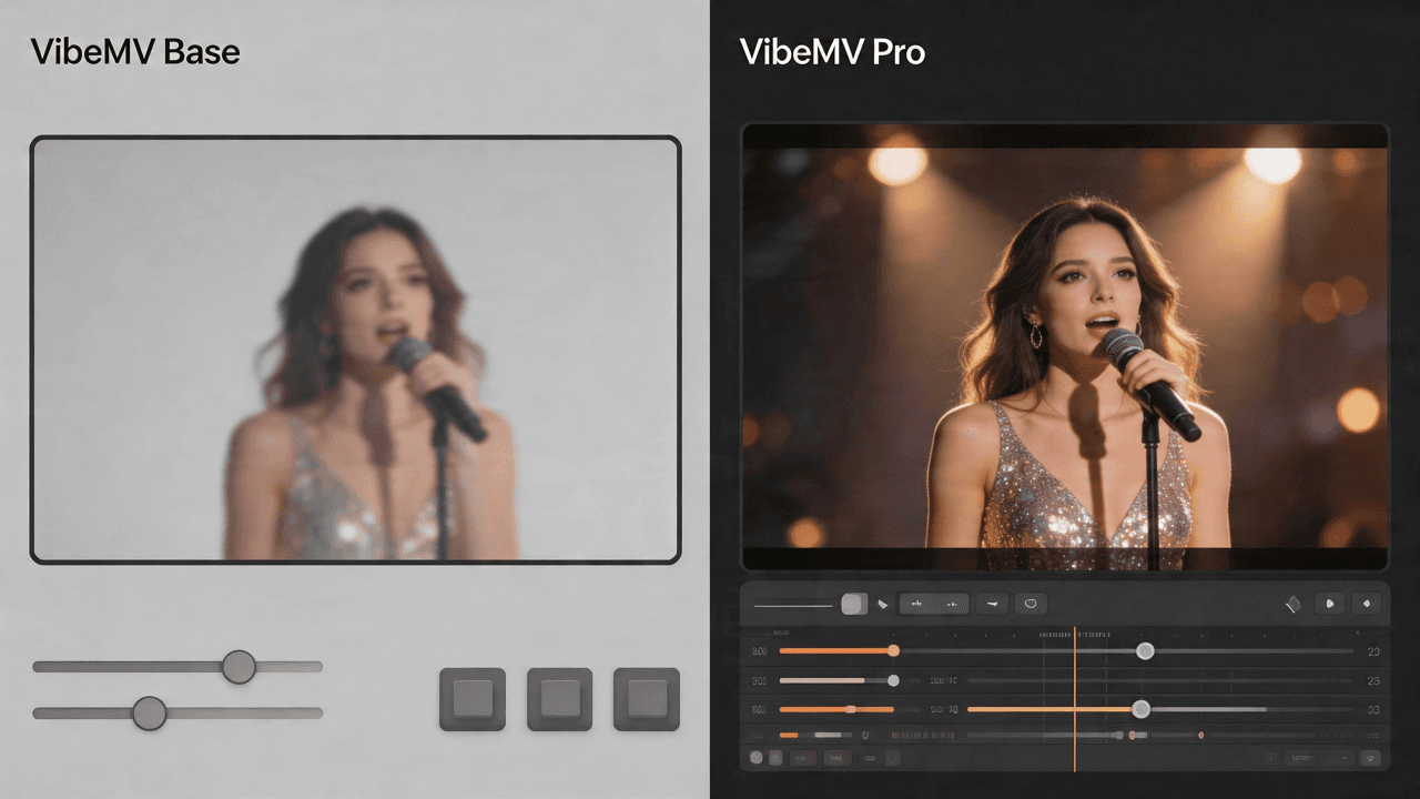 VibeMV Base vs Pro: Which Model Tier Should You Choose? VibeMV Base vs Pro: Which Model Tier Should You Choose?
